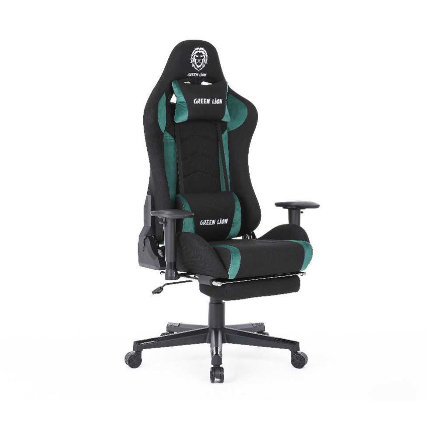Black Green Lion Gaming Chair 2