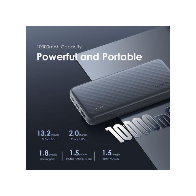 Oraimo Slice Link Pro 10000mAh Power Bank with 22.5W Output