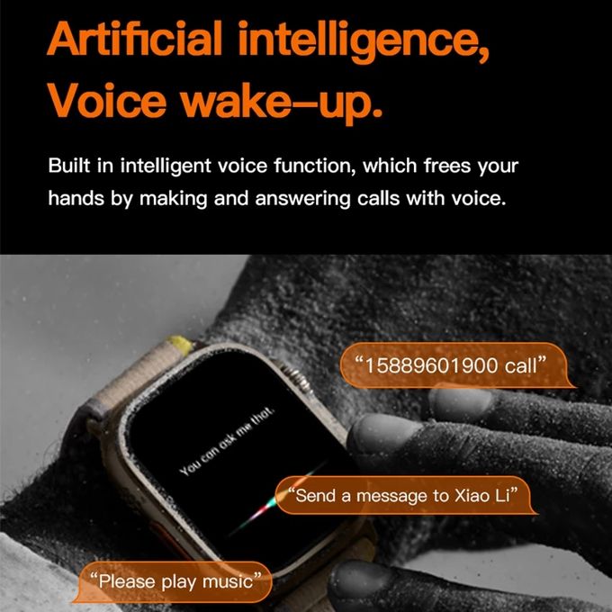 Timack Ultra 8 Smartwatch with Door Access Unlock Feature