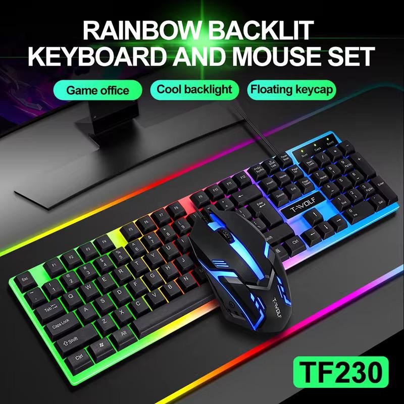 Buy GAMING KEYBOARD and MOUSE with keyboard back light in Kumasi