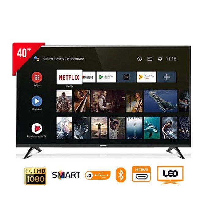 Buy TCL Smart Android TV 40" Black