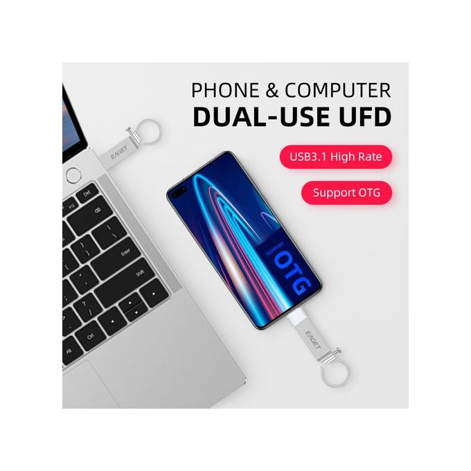 NewU96 32GB Metal OTG Micro USB & Type C Flash Drive – USB 3.1