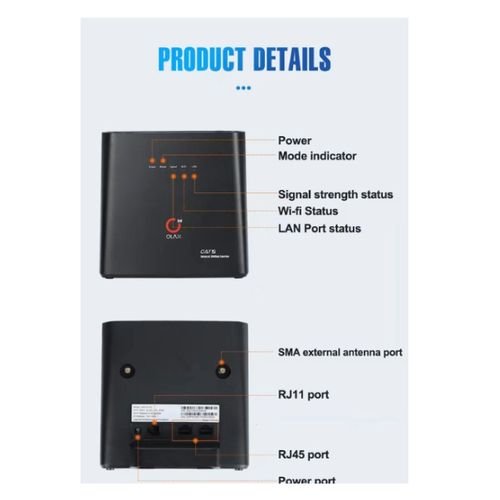 Buy OLAX Advanced 4G Smartbox – Cat 4 Router With 4 LAN Ports – For Business & Home Use (Support SIM Card) in Kumasi