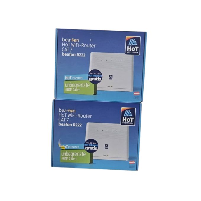 White Universal 4G Router Compatible with MTN, Vodafone, and Telecel