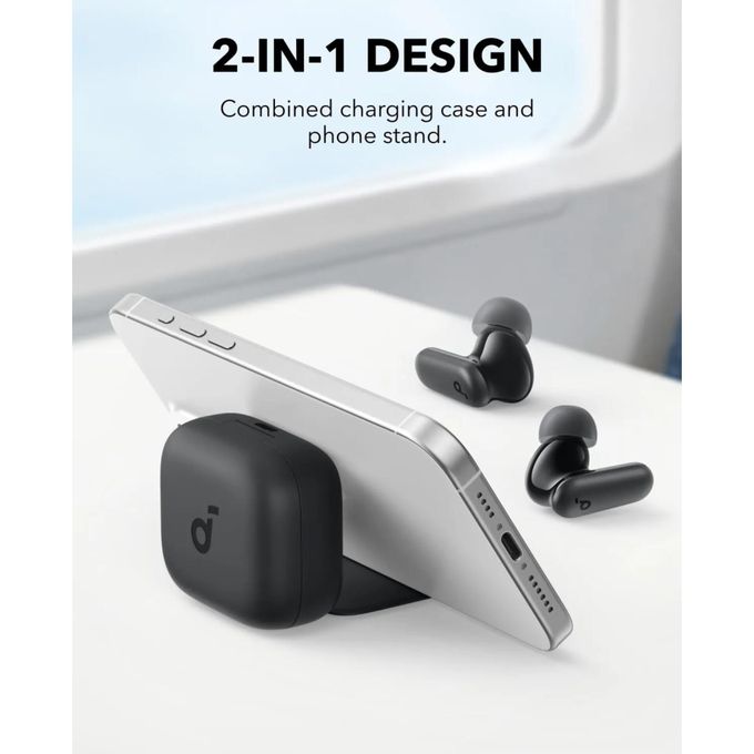 Anker Soundcore R50iNC True Wireless Bluetooth Earbuds with Active Noise Cancellation, 10mm Bass Drivers, and Up to 45 Hours of Playtime – Black