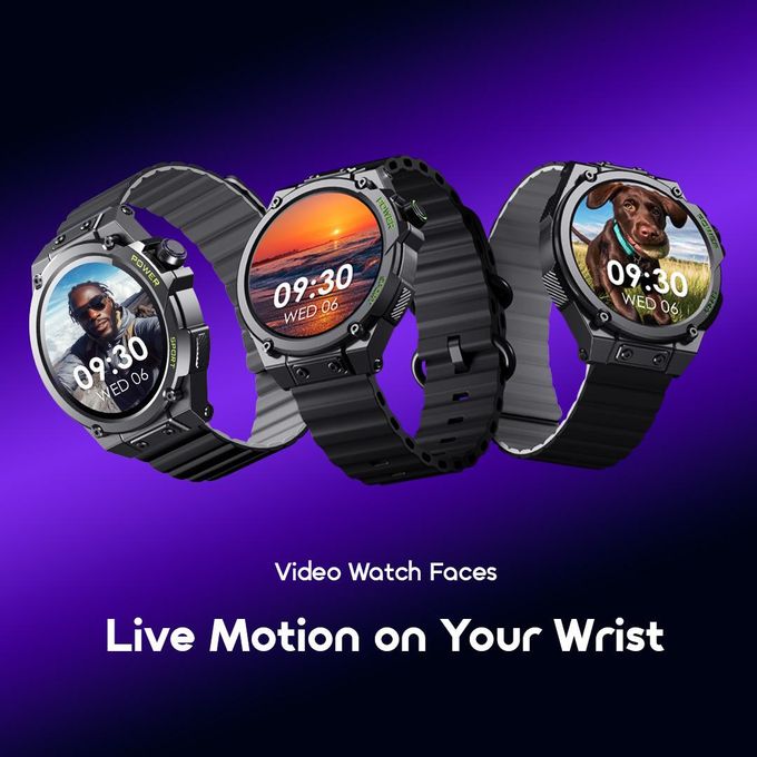 Oraimo Nova Smart Watch – 1.39-inch HD Display, Customizable Watch Faces, IP68 Waterproof