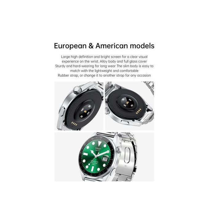 OVO TOUMI Bluetooth Smart Watch with IP68 Waterproofing, Blood Oxygen Monitor, and 420*420 HD Display