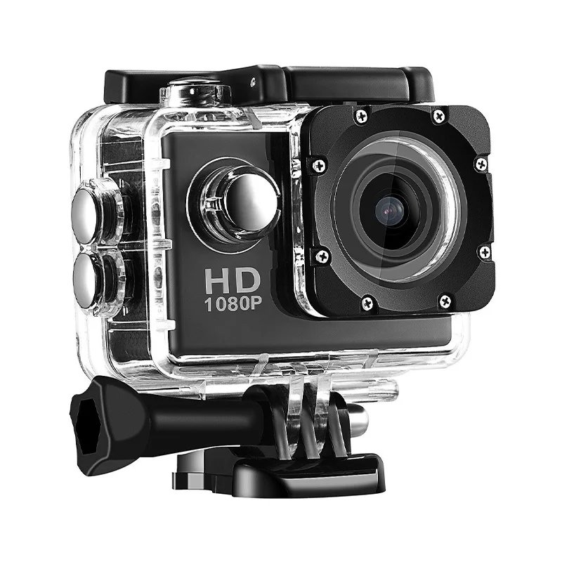 4k Ultra HD Action Kamera 3mp 900mah wasserdichtes Unterwasser gehäuse Outdoor Sport helm Video aufzeichnung kameras mit 2
