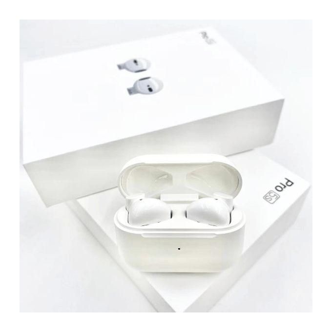 White Pro 5s Mini Bluetooth Earbuds