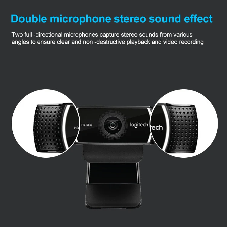 Buy Logitech C922 Pro HD Pro Autofocus Built-in Stream Webcam 1080P Web Camera in Kumasi