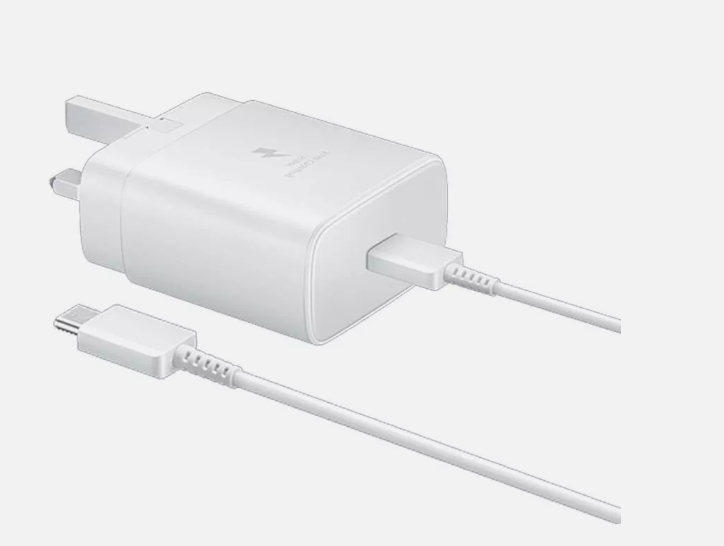 Buy Original Samsung Charger 45W Super Fast UK Main Plug and USB-C Cable in White in Kumasi — product view 4