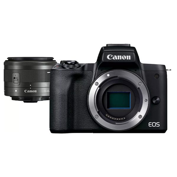 Canon EOS M50 Mark II Camera with EF-M 15-45mm Lens