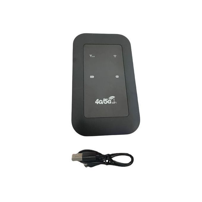 Black Pocket 4G LTE Mobile WiFi with 150Mbps Speed and 2100mAh Battery