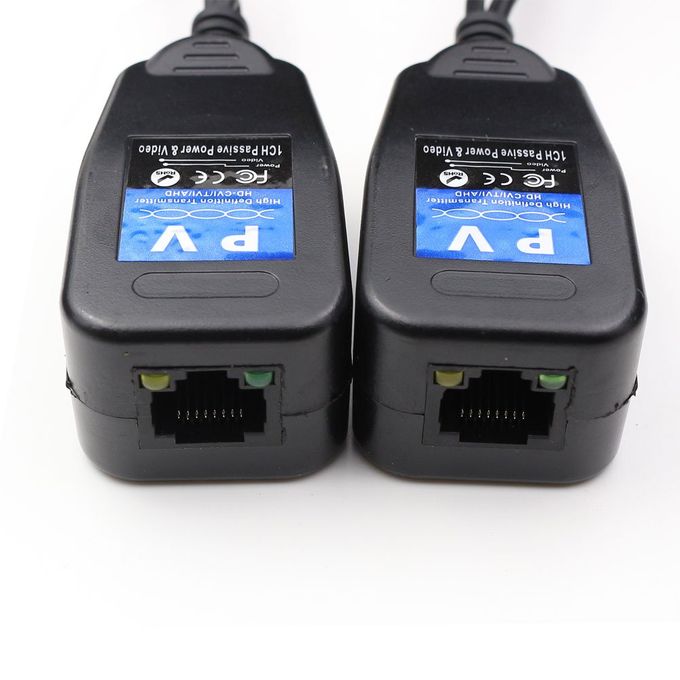 1 Pair of Passive Video Audio Baluns with Power