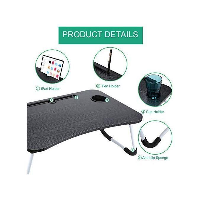 Black Portable Laptop Study Desk