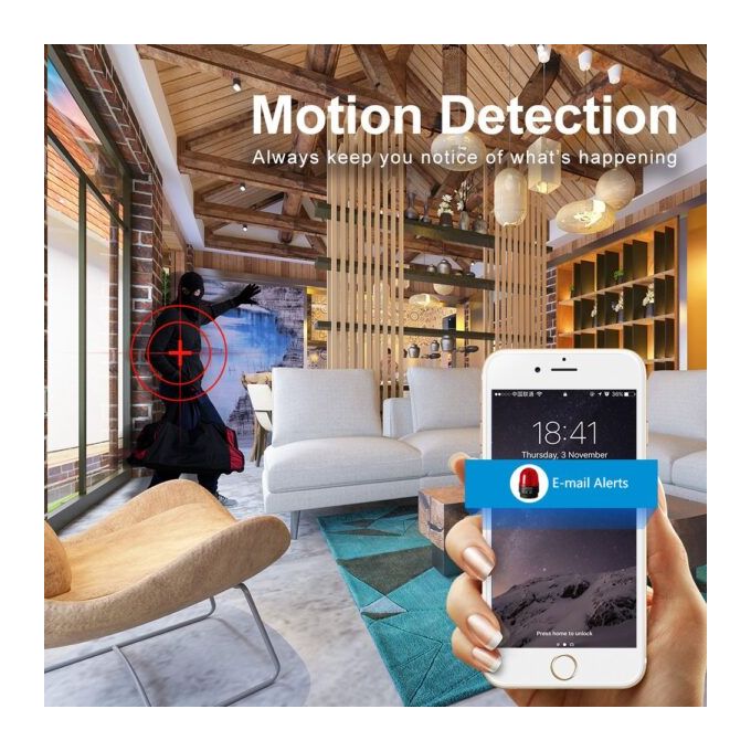 4-Channel Waterproof CCTV Security Camera – Available in Black and White