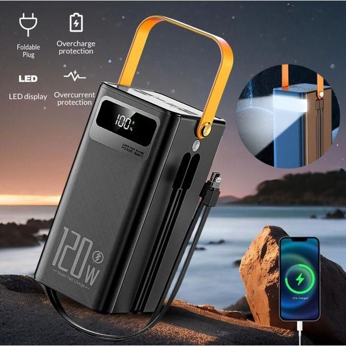 T9 T42 Black Power Bank – 60,000 mAh