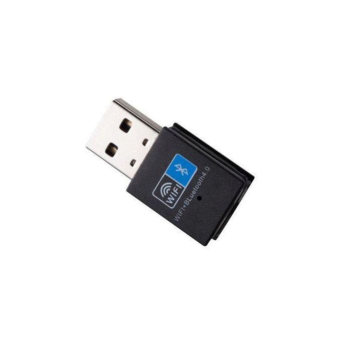150Mbps WiFi Adapter with Bluetooth 4.0 USB for Windows, Linux, and Mac – Black — product view 3