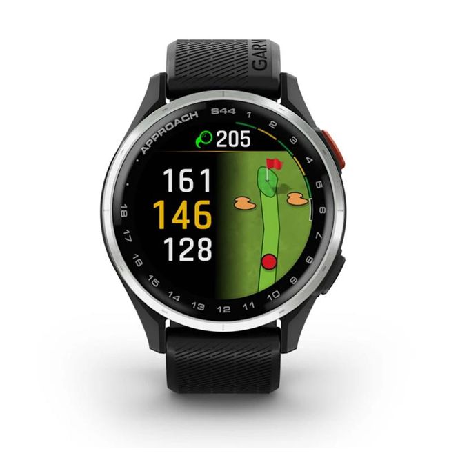 Garmin Approach S44 43mm in Black and Silver