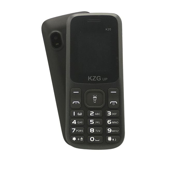 Kzg K20 – 1.7” Dual Sim Phone With FM Radio & Torch – 500mAh – Black