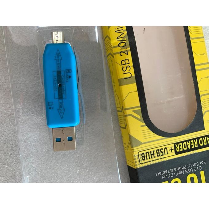 Dual Slot SD Card Reader, USB A/USB 3.0 OTG Adapter for TF/SD/Micro SD/SDXC/Micro SDXC/Micro SDHC Memory Cards