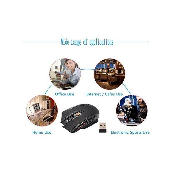 2.4GHz Wireless USB Optical Mechanical Mouse
