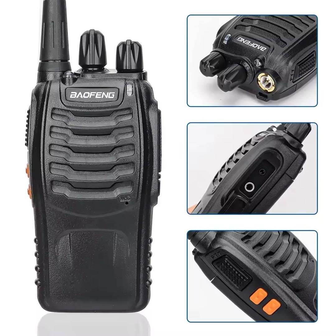 Buy Walkie Talkie 1/2 PCS Baofeng BF-888S Walkie Talkie 5W Two-way Radio Portable Radio Wireless Copy Frequency16CH Comunicador Transceiver J241116 in Kumasi