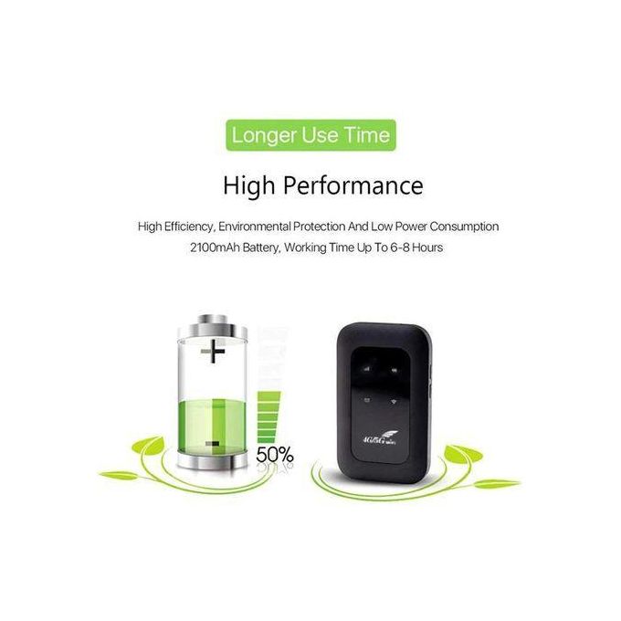 Portable 4G LTE Mobile Wi-Fi – Black