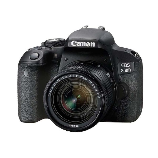 Canon EOS 800D DSLR Camera – 24.2MP, 18-55mm Lens with Wi-Fi Connectivity