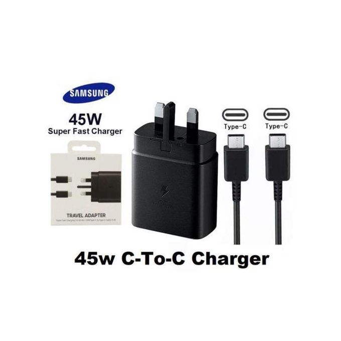 3PIN Samsung 45W Charger – Rapid Quick Charge