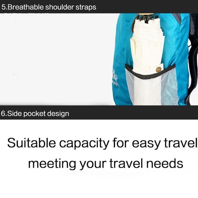Backpack Laptop Bag Travelling Bag Large Capacity-ZD – Black — product view 4
