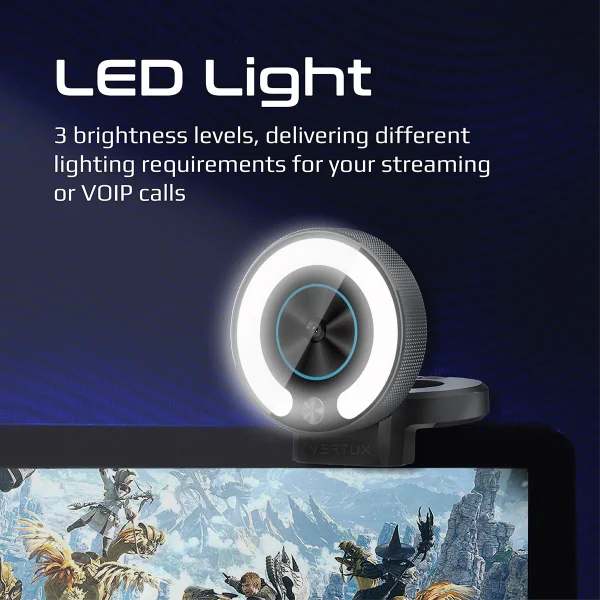 Vertux Odin 4K Ultimate Webcam for Unmatched Clarity — product view 4