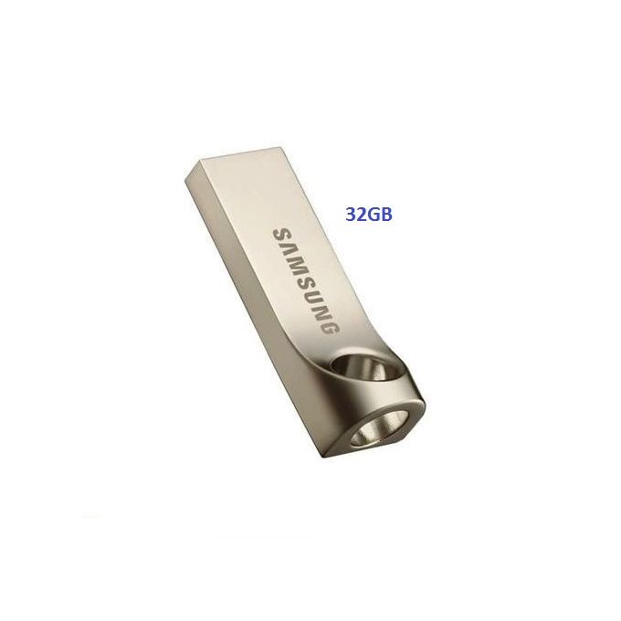 Samsung 32GB USB Flash Drive – Silver with Complimentary OTG Adapter