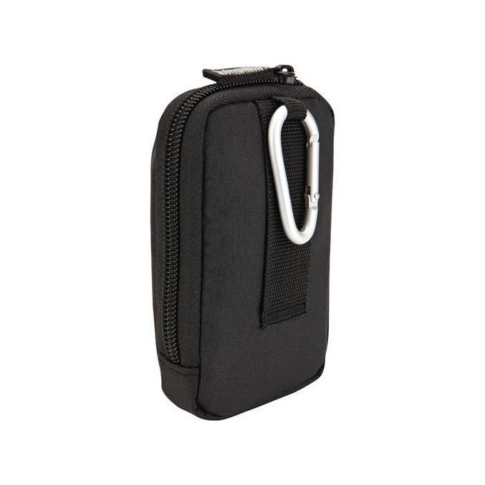 Case Logic TBC402 Core Nylon Camera Bag – Compact Design with Front Pocket and Carabiner, Black — product view 4