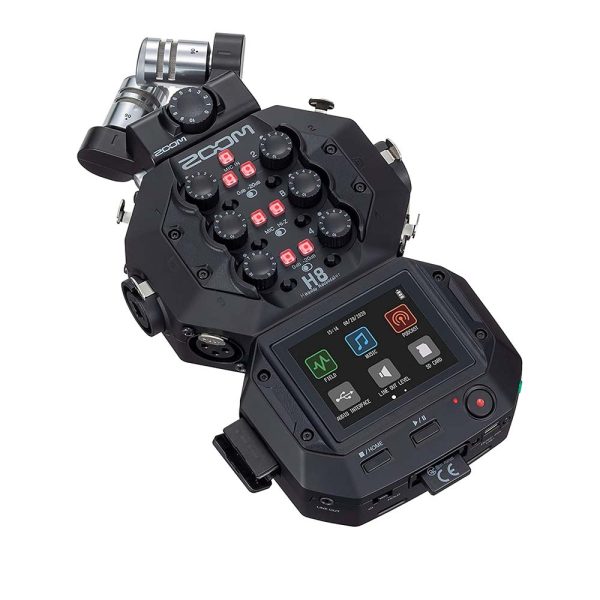 Zoom H8 Portable Handy Recorder with 8 Inputs and 12 Tracks