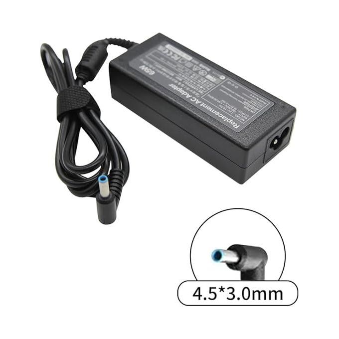 LZUMWS 65W HP Laptop Charger Adapter – 19.5V 3.33A, 4.5mm x 3.0mm Connector for Envy 13, 15, 17, Pavilion x360 11, 13, 15, Chromebook 11, 14, Zbook 14u G4/G5, EliteBook… — product view 2