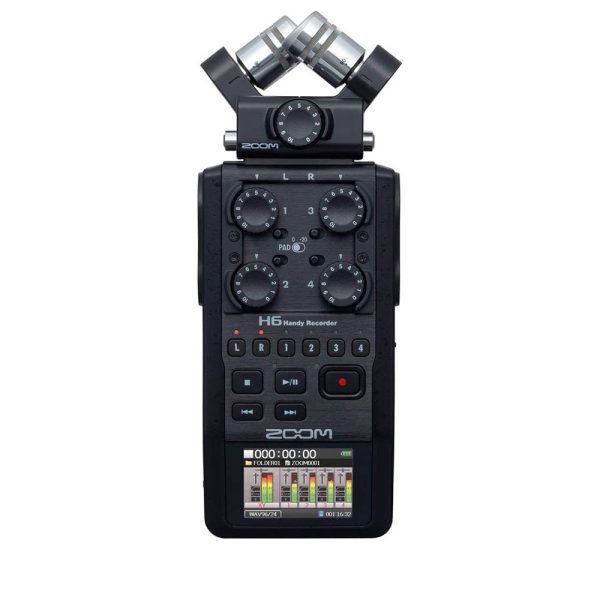 Zoom H6 Portable and Versatile Six-Track Recorder