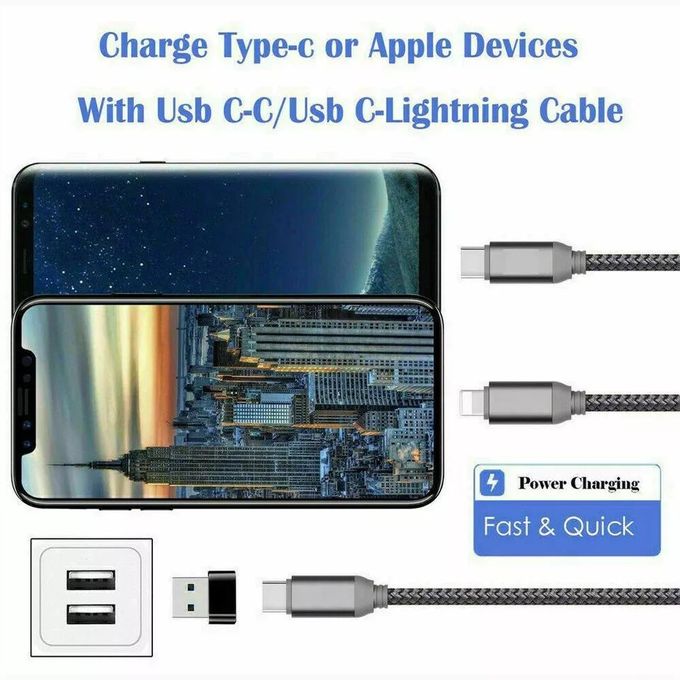 Black USB 3.1 Type-C OTG Adapter with 6A Support