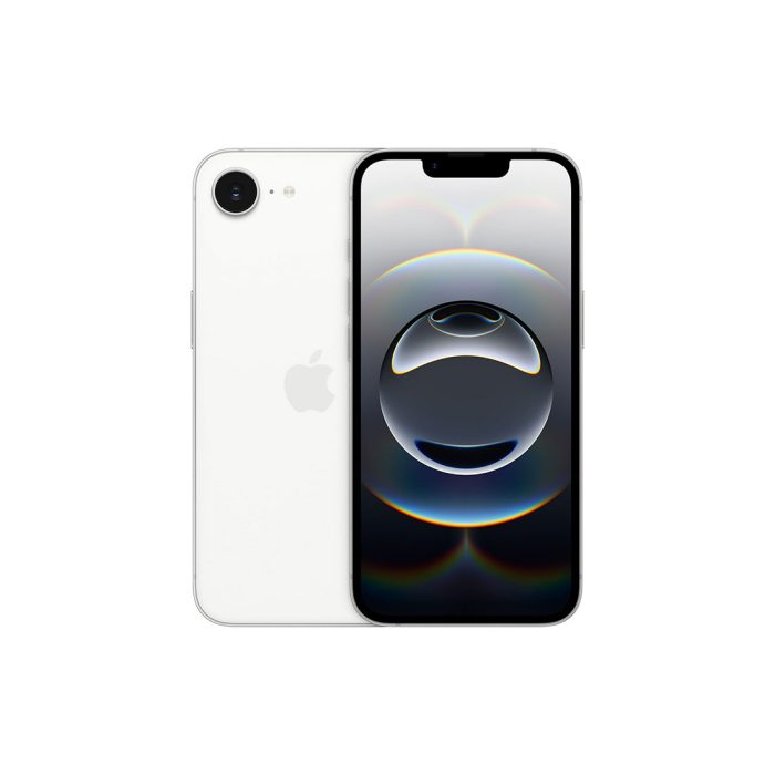 iPhone 16e 128GB, Physical SIM and eSIM – White