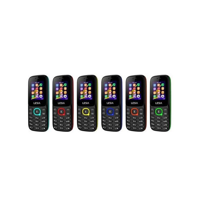 LESIA PRIME MINI Phone – 600mAh – 1.77-inch Display – Blue and Black