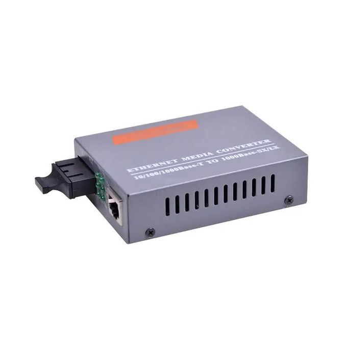HTB-GS-03 A/B Netlink Fiber Optic RJ45 Media Converter – 1000Mbps Gigabit Ethernet Single Mode SC Port – Black