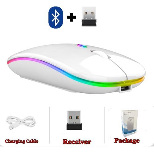 Buy 2.4G Optical Wireless Rechargeable Slim Mouse – Black in Kumasi a122