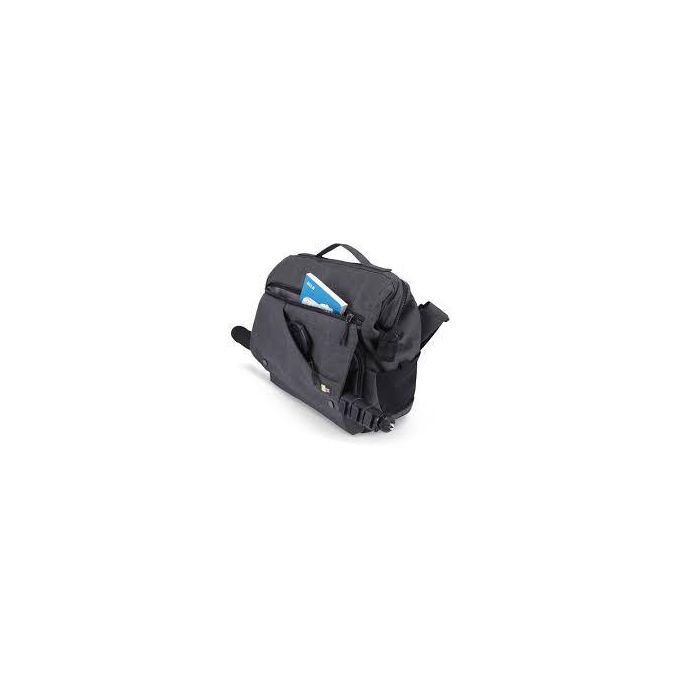 Case Logic Reflexion Lifestyle Large Cross-Body Bag for DSLR and iPad, Featuring Multiple Pockets and a Removable Camera Pod in Anthracite