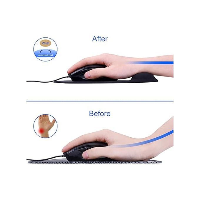 PC Mouse Pad with Wrist Support