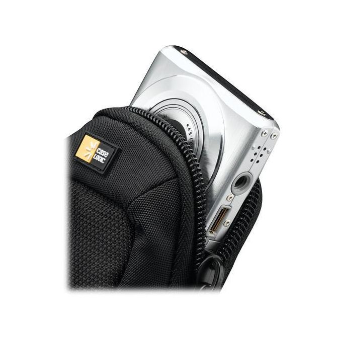 Case Logic Small Nylon Camera Bag, Black/Red – DCB301K — product view 3