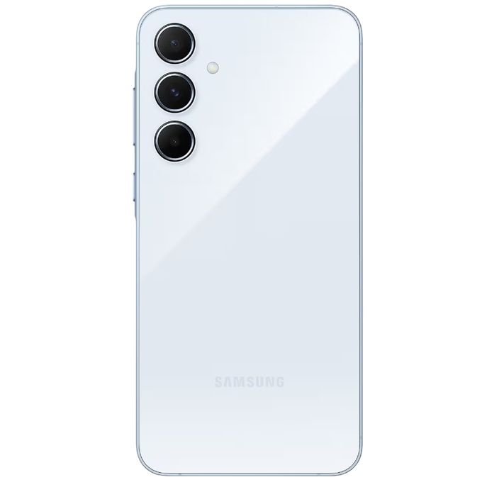 Samsung Galaxy A55 – 5G – 256GB Storage – 8GB RAM – 50MP Rear Camera/32MP Front Camera – Dual SIM – Light Blue (Includes Care + Subscription) – 12-Month Warranty in kumasi