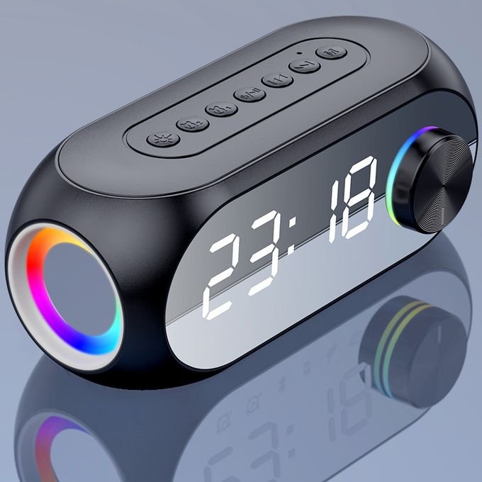 3-in-1 Bluetooth 5.0 Speaker with Built-in FM Radio and Alarm Clock