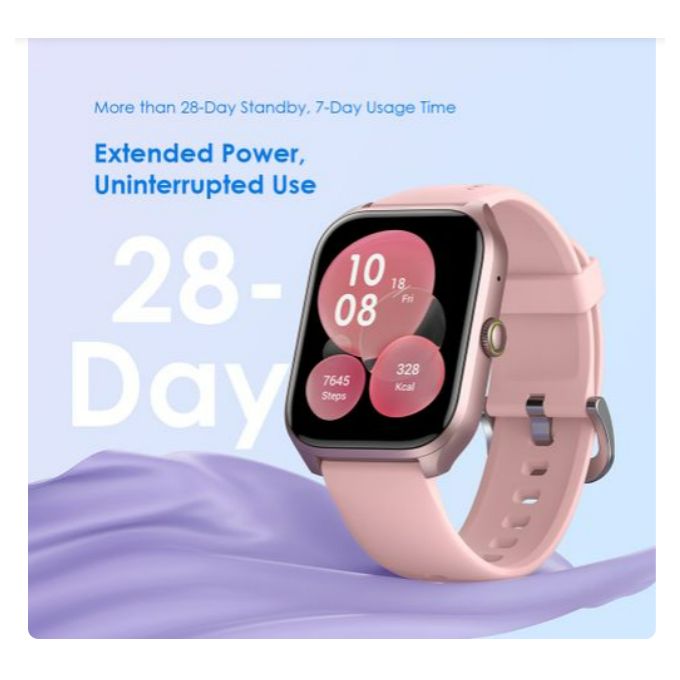 Oraimo 5 Lite 2.01" HD IP68 Smartwatch in Rose Gold - GH Edition