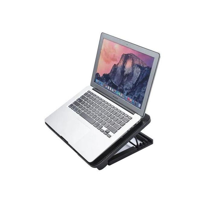 N99F1 Slim Quiet Cooling Pad for Laptops and Desktops with Adjustable Stand — product view 2