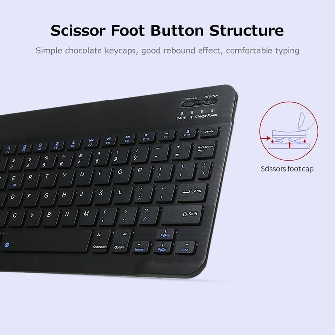 78-Key 10-inch Bluetooth Rechargeable Mini Keyboard and Mouse Set in kumasi